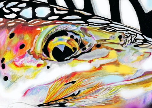 Steelhead with Streamer Steelhead with Streamer