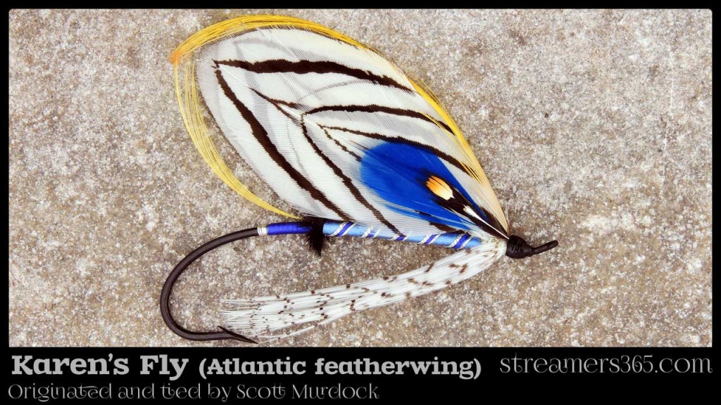 Karen's Fly - Atlantic Salmon Featherwing by Scott Murdock