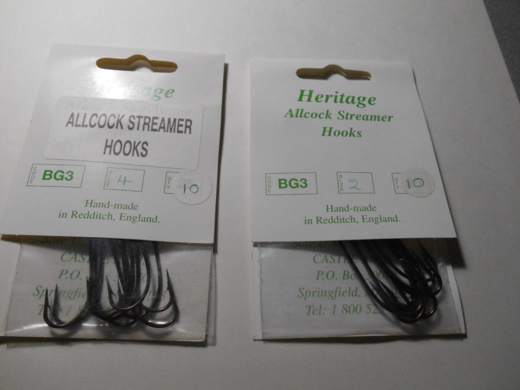 Allcock Heritage BG3 Streamer Hooks