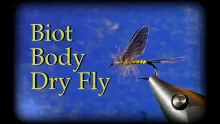 Video thumb for Biot Body CDC Dry Fly