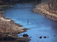 User submitted picture: Fall flyfishing on the lo...