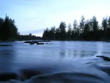 User submitted picture: Äyskoski in the night