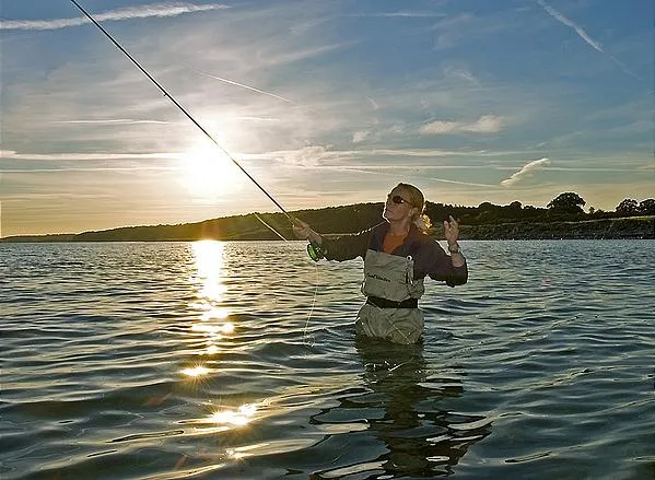 User submitted picture: Anette casting in the sun...